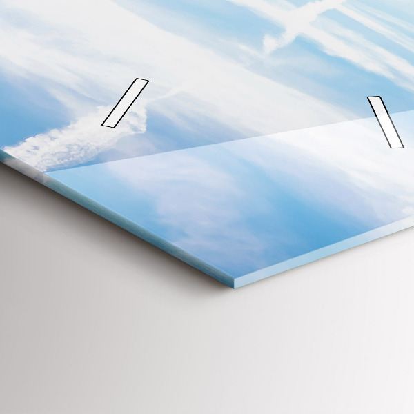 Vertical wall clock Lavender Meadow