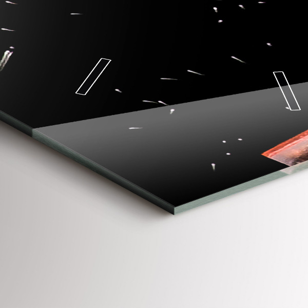 Vertical wall clock Drink with ice