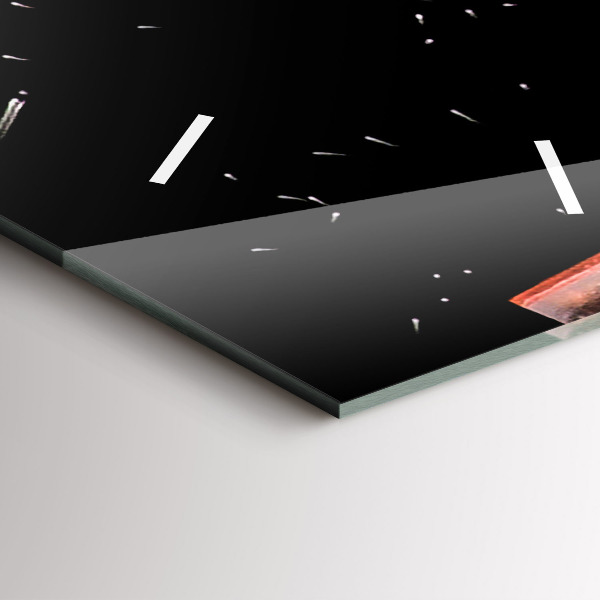 Vertical wall clock Drink with ice