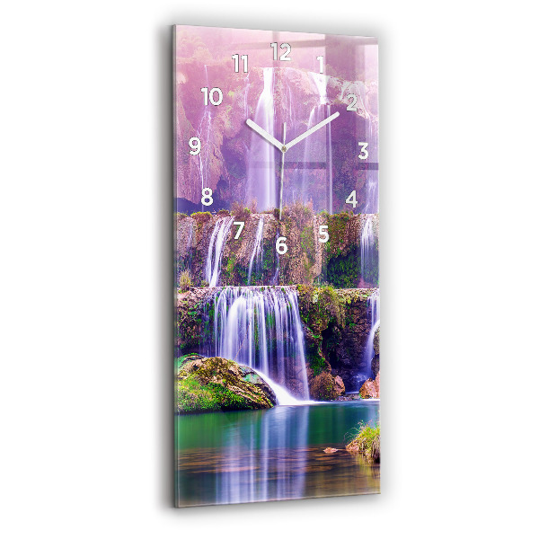 Vertical wall clock Jiulong Waterfall China