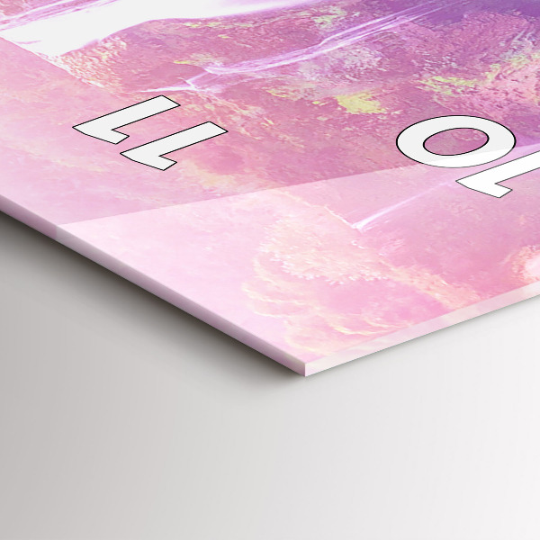 Vertical wall clock Jiulong Waterfall China