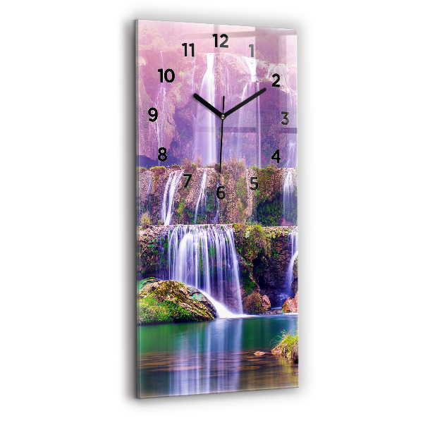 Vertical wall clock Jiulong Waterfall China