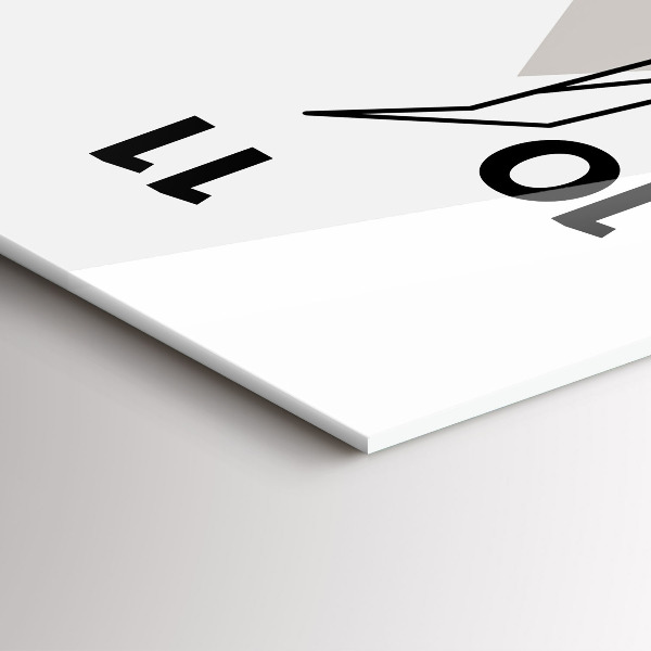 Vertical wall clock Reindeer Scandinavian style