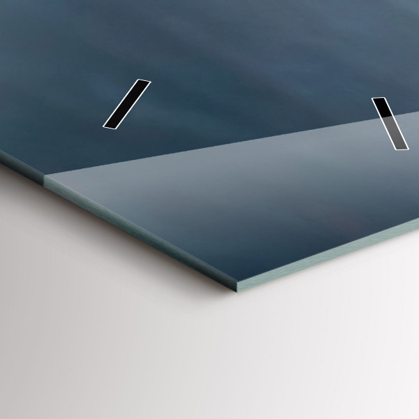 Vertical wall clock Man on a motorcycle