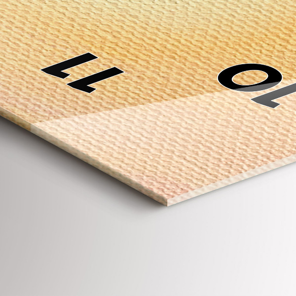 Vertical wall clock Christmas tree and bridge