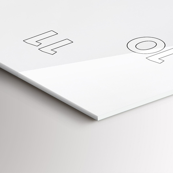 Vertical wall clock Sleeping cat and dog