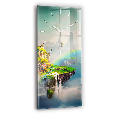Vertical wall clock Chinese fantasy