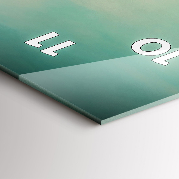 Vertical wall clock Chinese fantasy