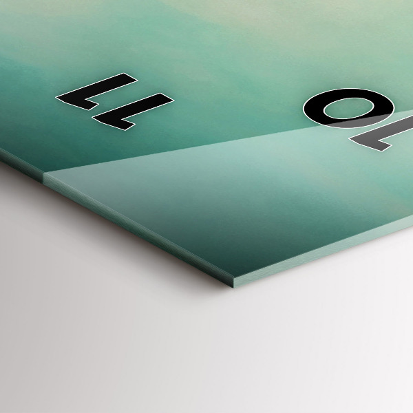 Vertical wall clock Chinese fantasy