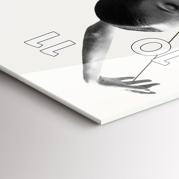 Vertical wall clock Abstract woman dancer