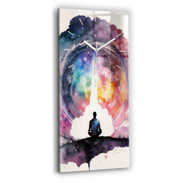 Vertical wall clock Meditation lifestyle