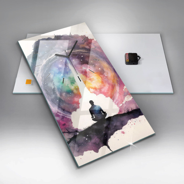 Vertical wall clock Meditation lifestyle