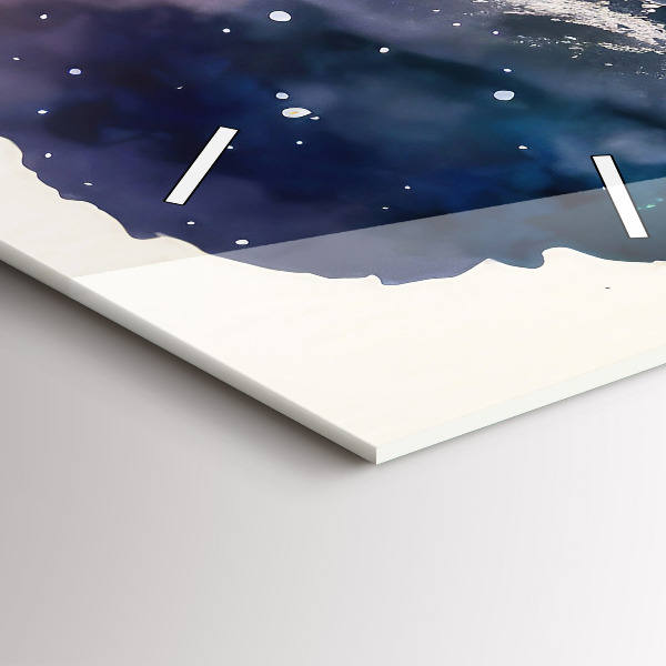 Vertical wall clock Meditation lifestyle