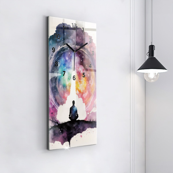 Vertical wall clock Meditation lifestyle