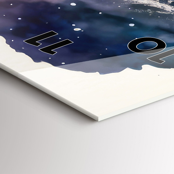 Vertical wall clock Meditation lifestyle