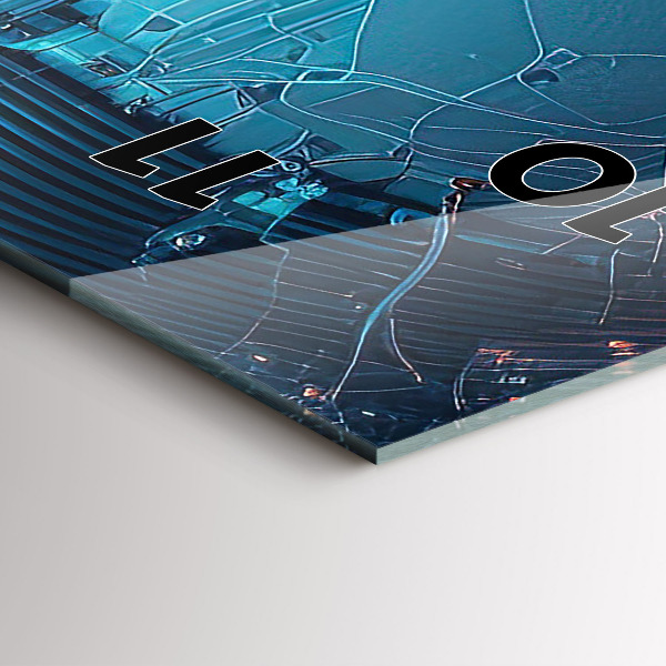 Vertical wall clock Artificial intelligence