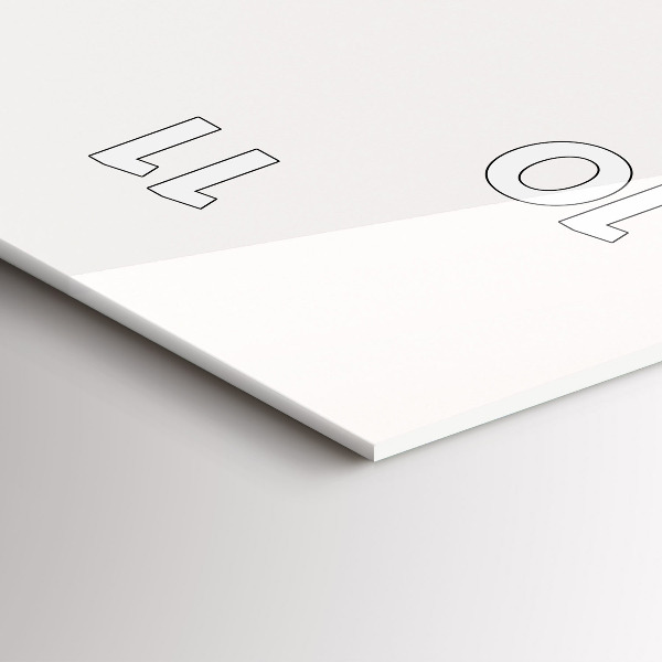 Vertical wall clock Waterfall Landscape Iceland