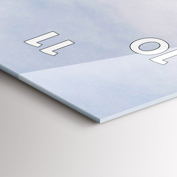 Vertical wall clock Vehicle in the Kamchatka desert