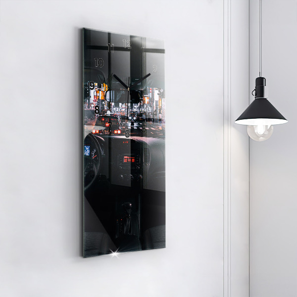 Vertical wall clock Car in Tokyo