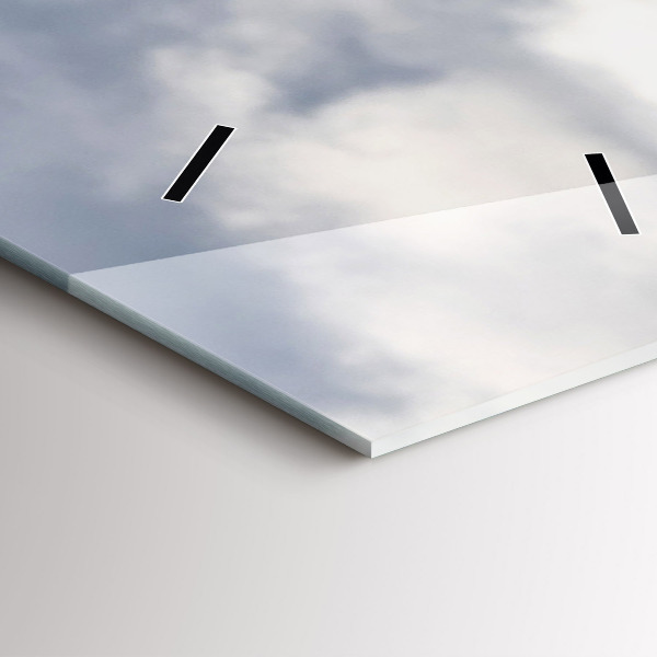 Vertical wall clock Goat in the Aosta Valley