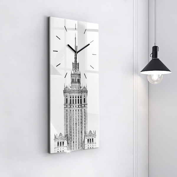 Vertical wall clock Palace of Culture and Science