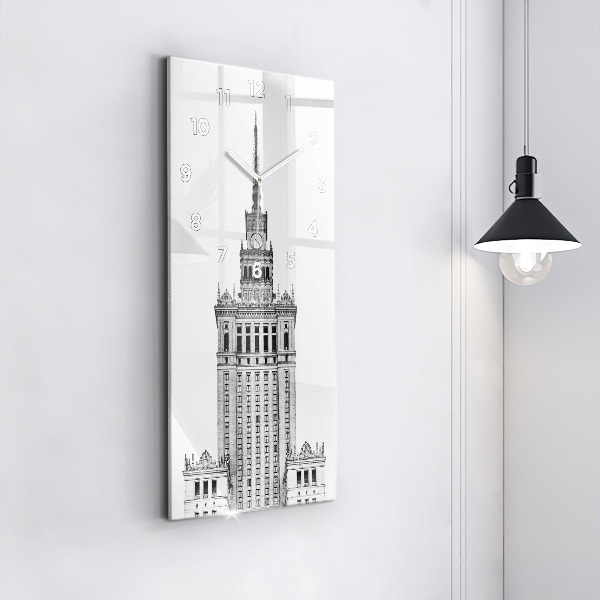 Vertical wall clock Palace of Culture and Science