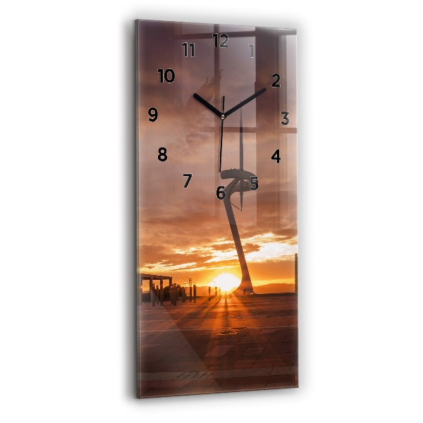 Vertical wall clock Barcelona Olympic Park