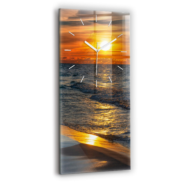 Vertical wall clock Władysławowo Baltic Sea