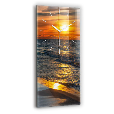 Vertical wall clock Władysławowo Baltic Sea