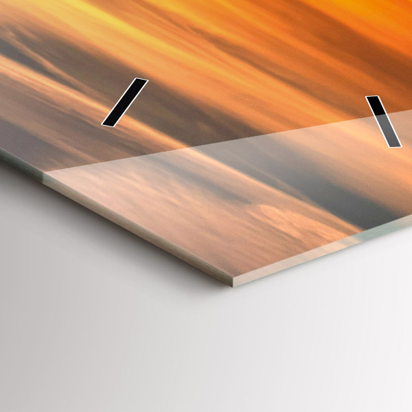 Vertical wall clock Władysławowo Baltic Sea