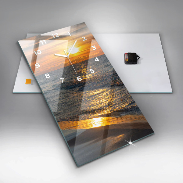 Vertical wall clock Władysławowo Baltic Sea