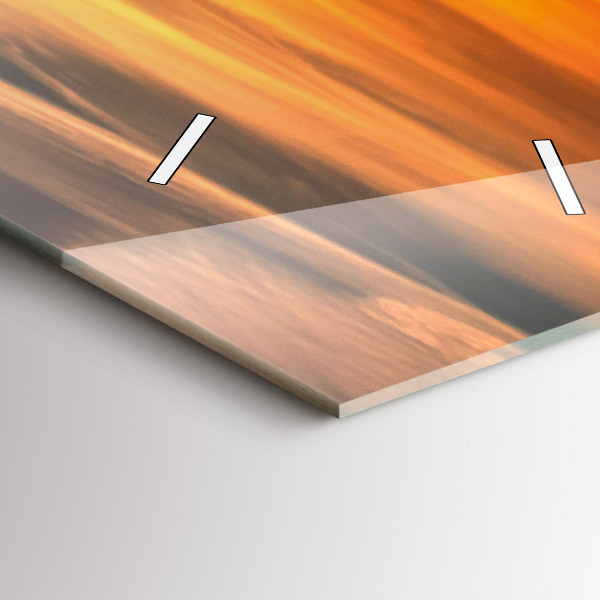 Vertical wall clock Władysławowo Baltic Sea