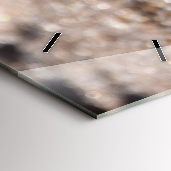 Vertical wall clock Seashells on the beach