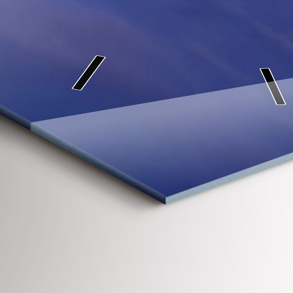 Vertical wall clock Pier on the Baltic Sea