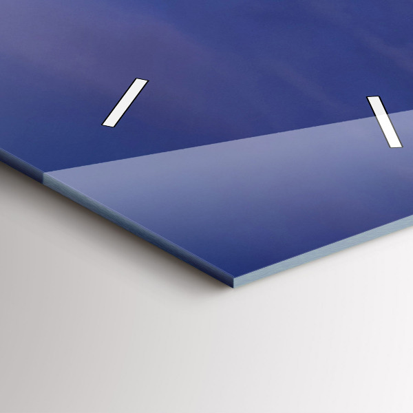 Vertical wall clock Pier on the Baltic Sea