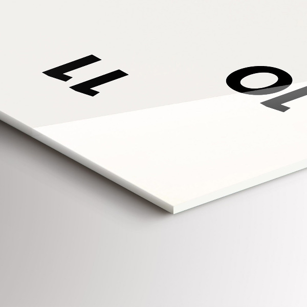 Vertical wall clock The lighthouse and the sea