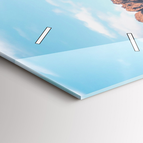 Vertical wall clock Cottage in the Tatra Mountains