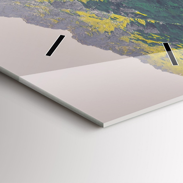 Vertical wall clock Morskie Oko in the Tatra Mountains