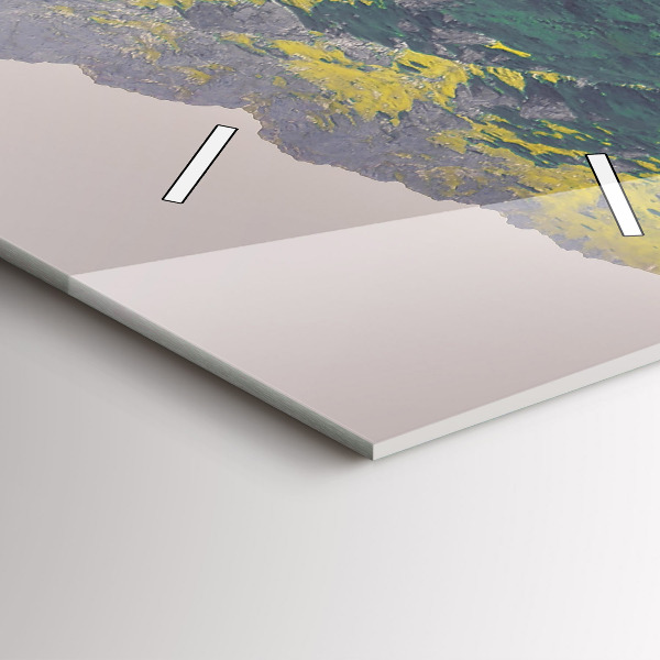 Vertical wall clock Morskie Oko in the Tatra Mountains