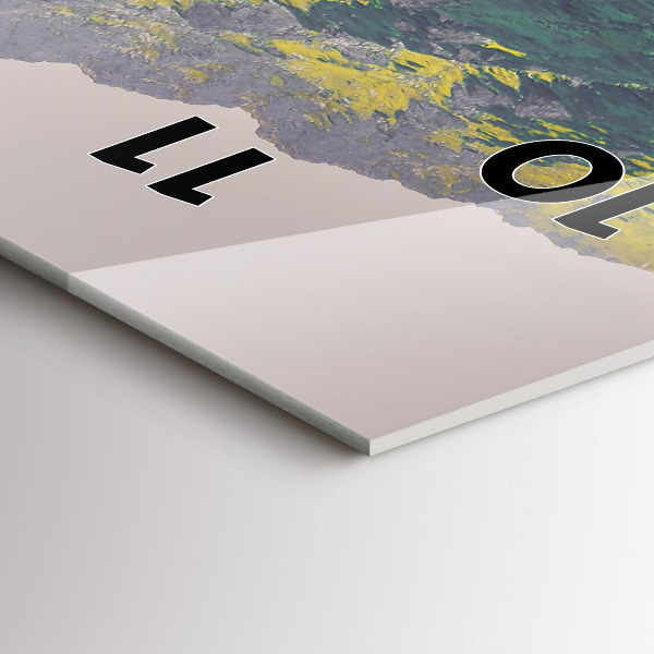 Vertical wall clock Morskie Oko in the Tatra Mountains