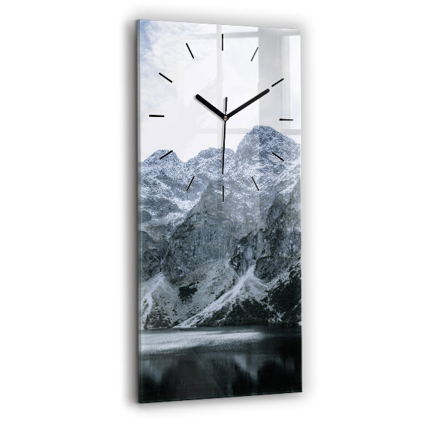 Vertical wall clock Morskie Oko in the Tatra Mountains