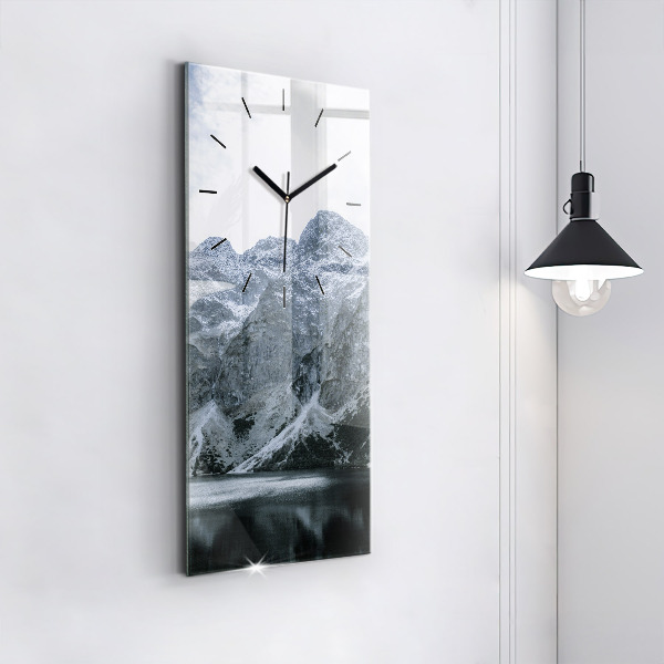 Vertical wall clock Morskie Oko in the Tatra Mountains