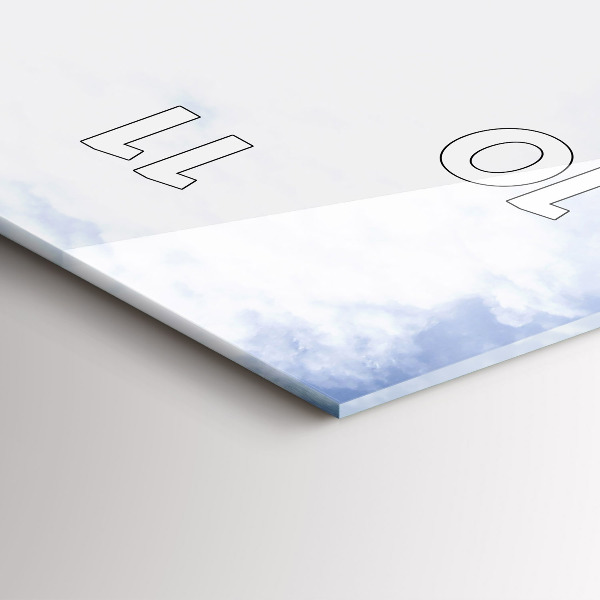 Vertical wall clock Morskie Oko in the Tatra Mountains