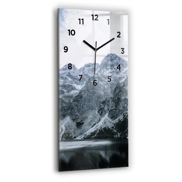 Vertical wall clock Morskie Oko in the Tatra Mountains