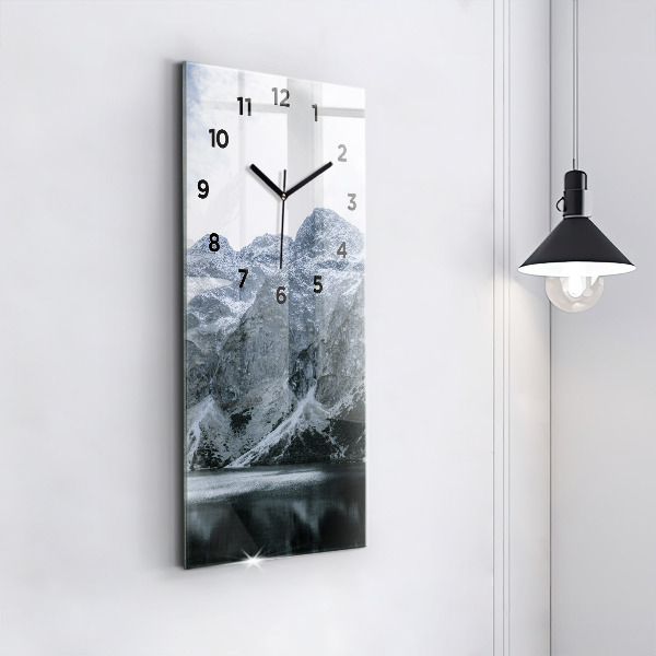 Vertical wall clock Morskie Oko in the Tatra Mountains
