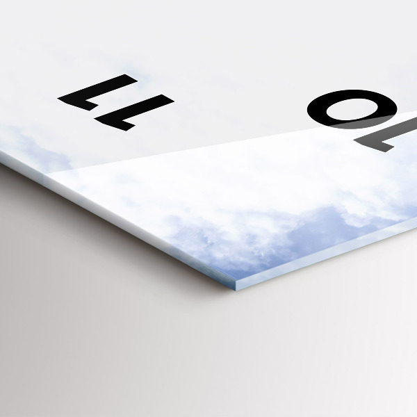 Vertical wall clock Morskie Oko in the Tatra Mountains