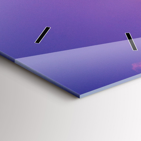 Vertical wall clock Skyscraper in Warsaw