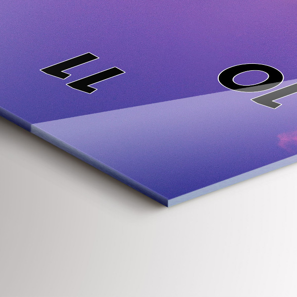 Vertical wall clock Skyscraper in Warsaw