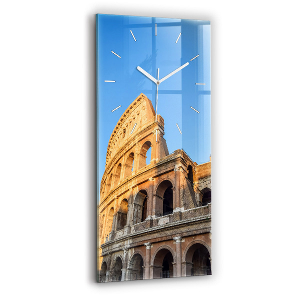 Vertical wall clock Colosseum in Rome
