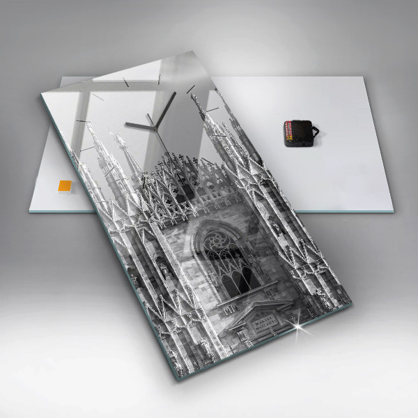 Vertical wall clock Milan Cathedral